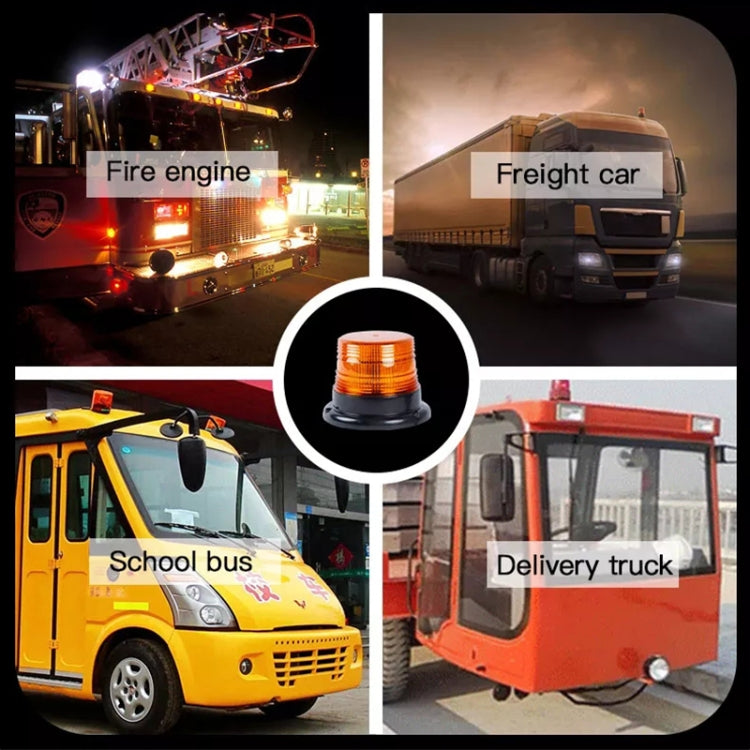 School Bus Engineering Vehicle Safety Warning Light Rear-end Collision Yellow Signal Lamp