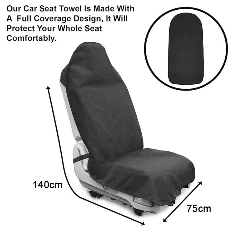 Car Universal Waterproof Anti-skid Seat Cover, Black, Pink, Grey, Blue, White