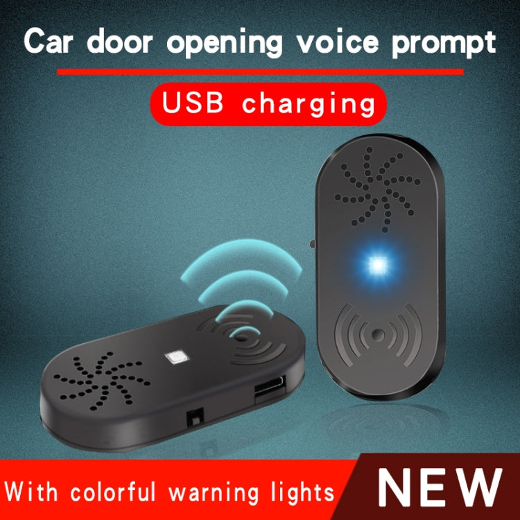 Car Door Opener Alarm Automatic Induction Voice LED Prompt Light