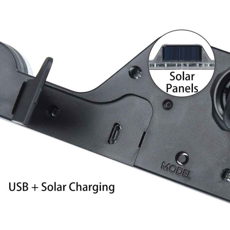 Car Triangular Light Warning Sign Solar Charging Strobe Emergency Ranger Light