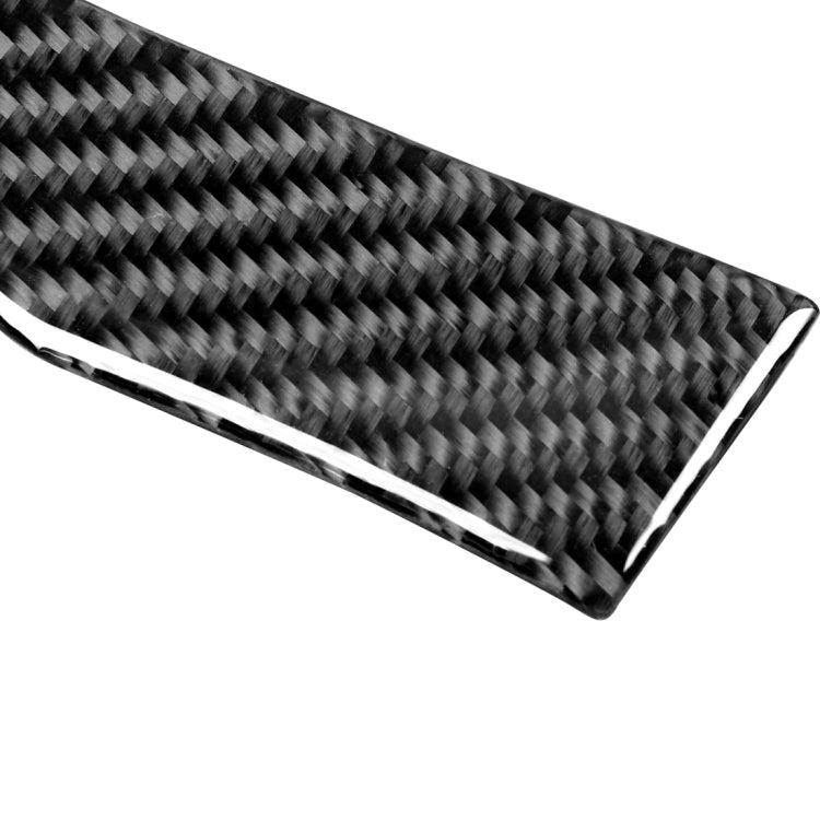 Car Carbon Fiber INFO Button Decorative Sticker for Mitsubishi Lancer EVO 2008-2015, Left Drive, INFO Button