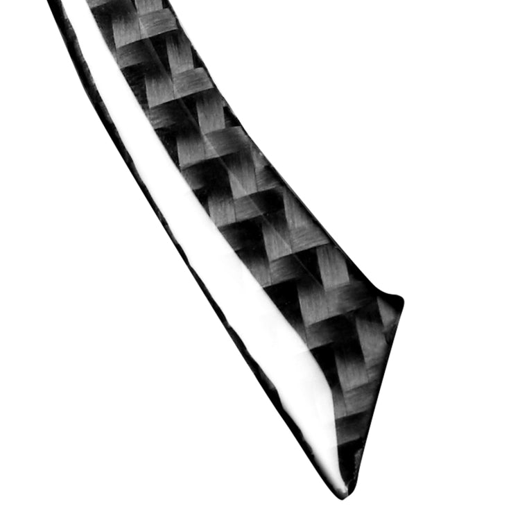 4 PCS Car Carbon Fiber Speedometer Decorative Sticker for Mitsubishi Lancer EVO 2008-2015, Left and Right Drive Universal