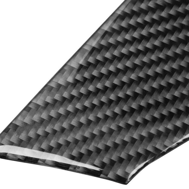 Car Carbon Fiber Navigation System Cover Decorative Sticker for Mitsubishi Lancer EVO 2008-2015, Left and Right Drive Universal, Navigation System Cover