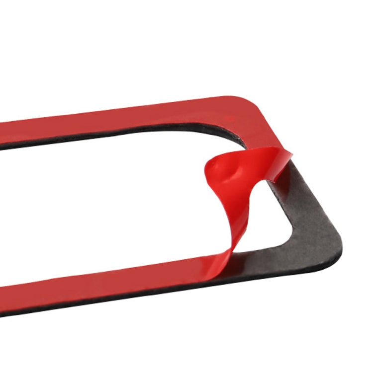 2 PCS Car Carbon Fiber Left and Right Door Lock Decorative Sticker for Nissan GTR R35 2008-2020, Left and Right Drive Universal