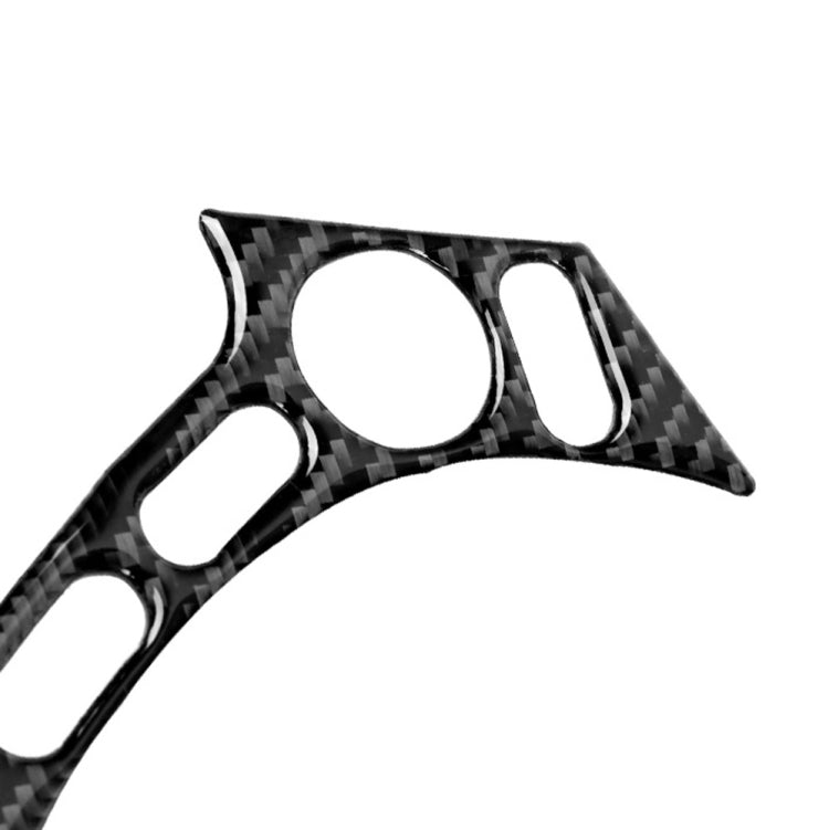 Car Carbon Fiber Steering Wheel Buttons Decorative Sticker for Nissan GTR R35 2008-2016, Left and Right Drive Universal, Steering Wheel Buttons