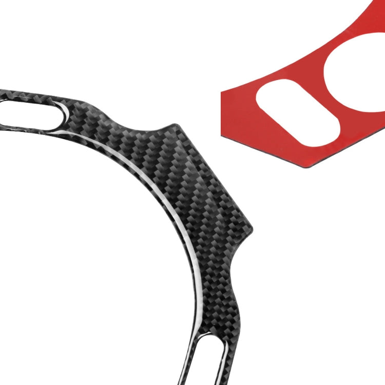 Car Carbon Fiber Steering Wheel Buttons Decorative Sticker for Nissan GTR R35 2008-2016, Left and Right Drive Universal, Steering Wheel Buttons