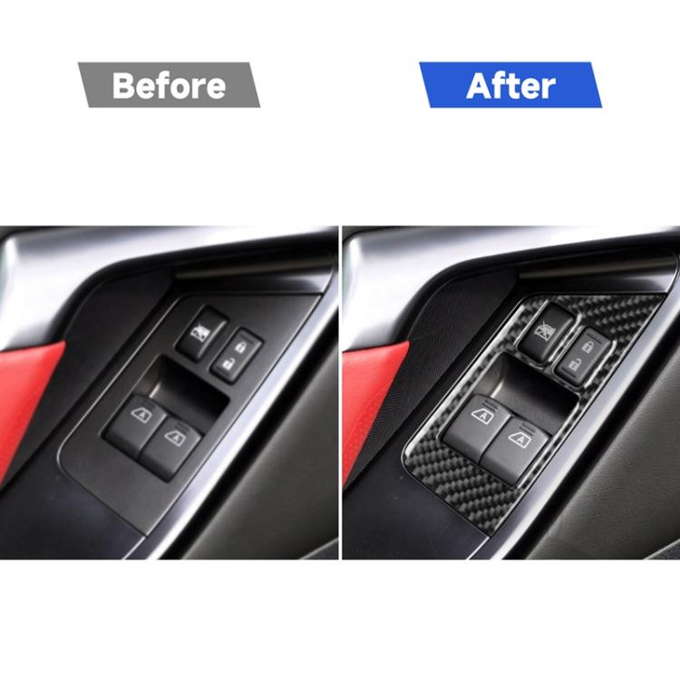 2 PCS Car Carbon Fiber Window Lift Defogger Button Decorative Sticker for Nissan GTR R35 2008-2016, Left Drive, Window Lift Defogger Button, Left Drive