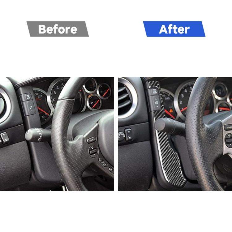 2 PCS Car Carbon Fiber Speedometer Decorative Sticker for Nissan GTR R35 2008-2016, Left and Right Drive Universal, Speedometer
