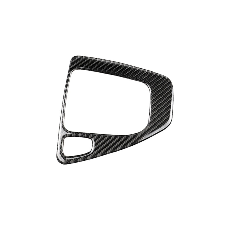 Carbon Fiber Car Left Driving Gear Panel Decorative Sticker for BMW E90 / E92 2005-2012, Suitable for Left Driving, Left Driving Gear Panel