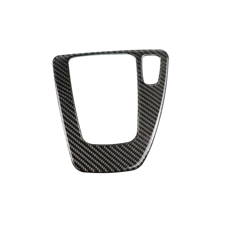 Carbon Fiber Car Right Driving Gear Panel Decorative Sticker for BMW E90 / E92 2005-2012, Right Driving Gear Panel