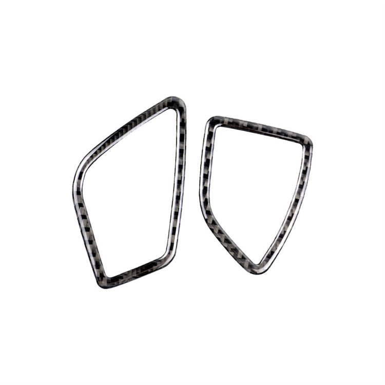 Carbon Fiber Car Instrument Air Outlet Decorative Sticker for BMW (F30) 2013-2018 / (F34) 2013-2017, Sutible for Left Driving, Instrument Air Outlet