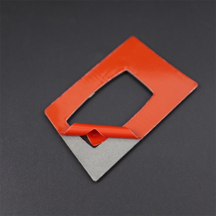 Carbon Fiber Car Left Driving Ignition Switch Decorative Sticker for BMW E90 / E92 2005-2012, Left Driving Ignition Switch