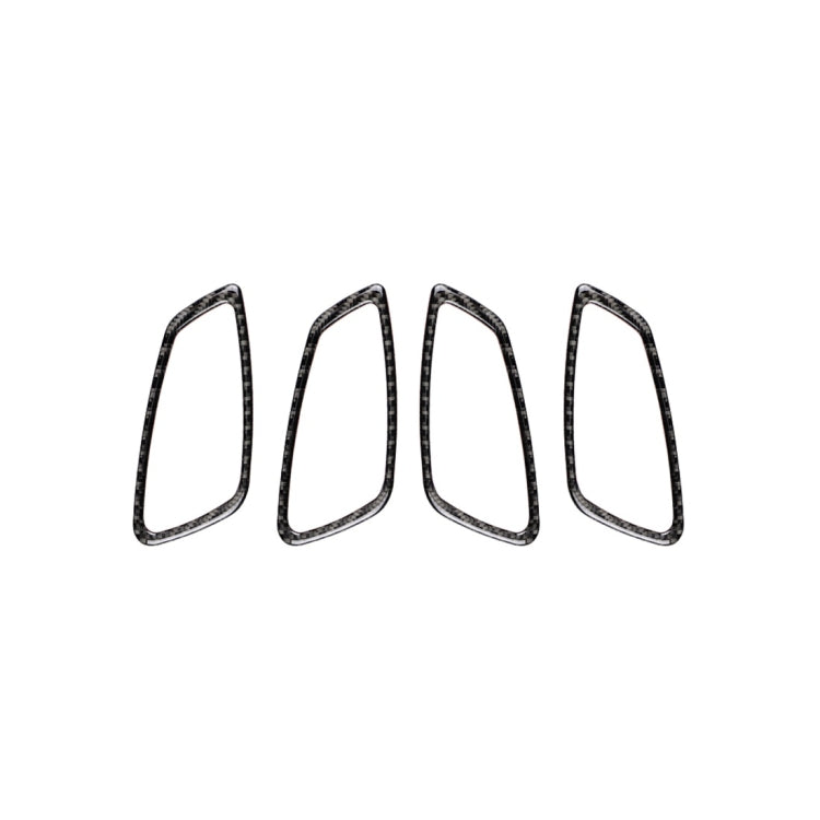 Carbon Fiber Car Door Handle Decorative Sticker for BMW E90 / 320i / 318i / 325i, Door Handle