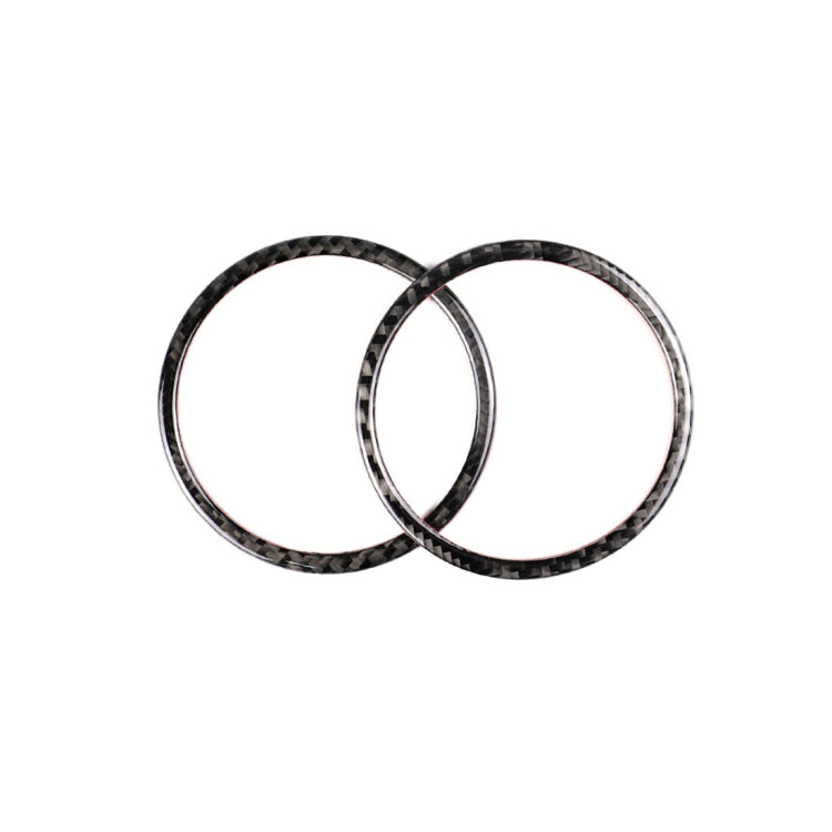 Carbon Fiber Car Horn Circle Decorative Sticker for BMW E90 / E84 / 320i / 325i, Horn Circle