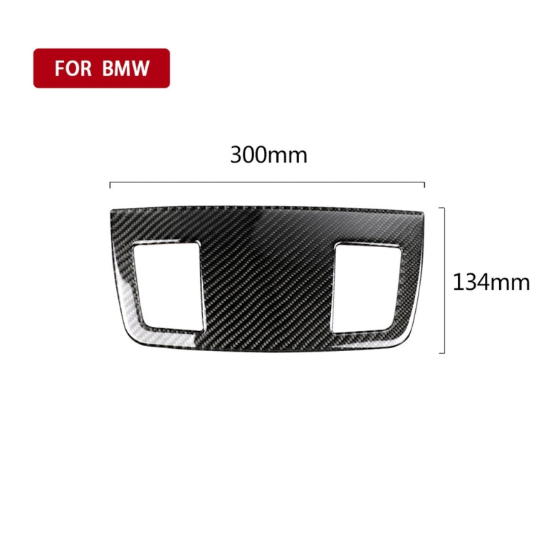 Carbon Fiber Car Instrument Large Outlet Decorative Sticker for BMW E90 2005-2012, Instrument Large Outlet