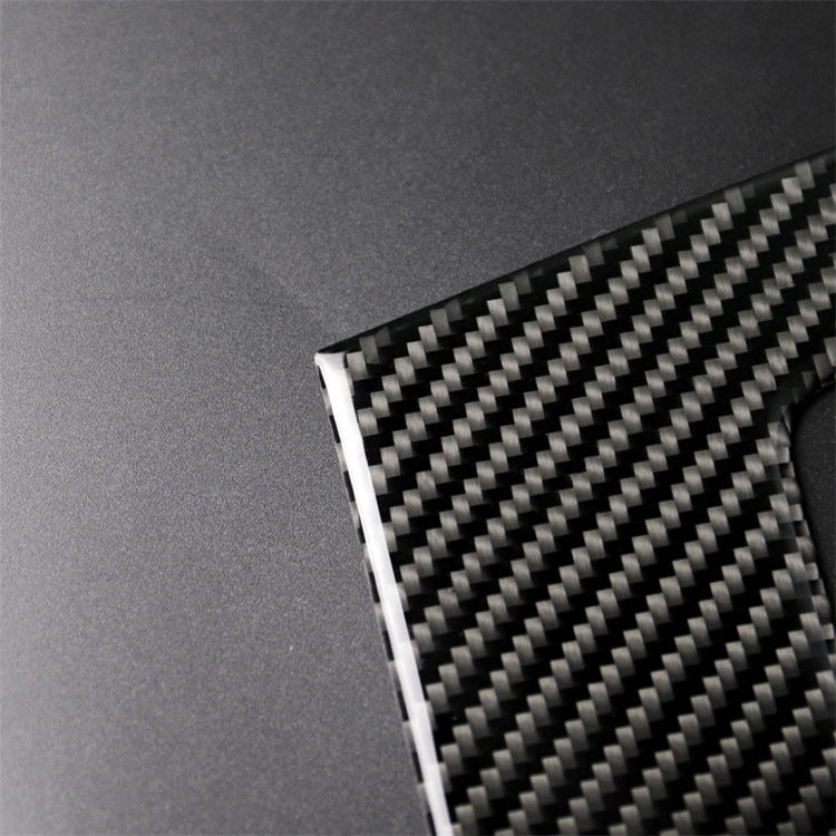 Carbon Fiber Car Central Control CD Panel Decorative Sticker for BMW E90 / E92 2005-2012, High Edition without Hole, CD Panel(High Edition without Hole)