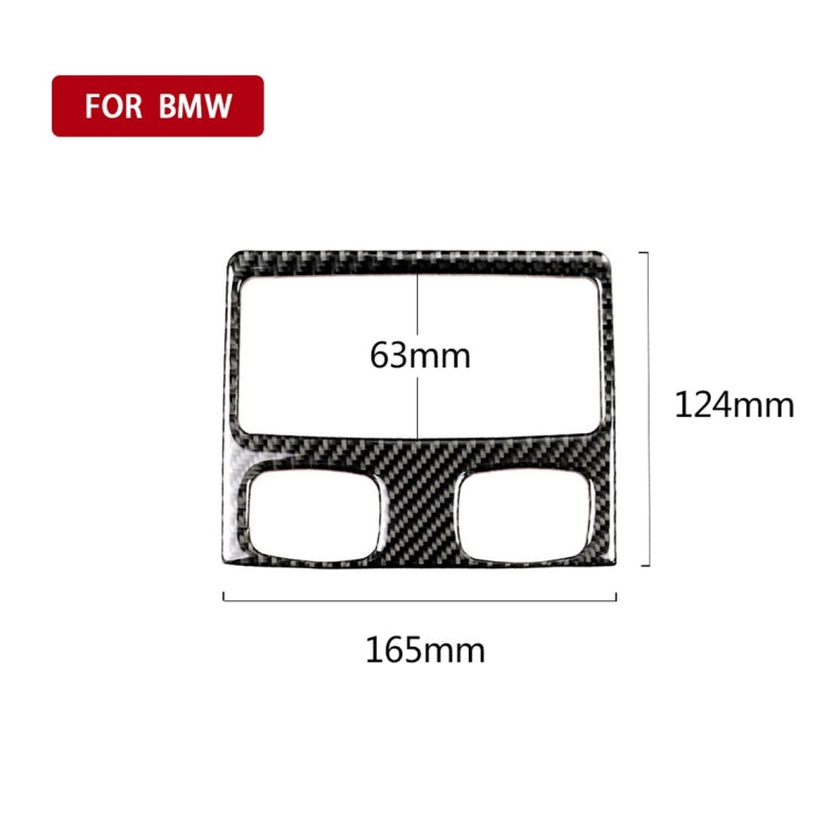 Carbon Fiber Car Rear Air Vent Decorative Sticker for BMW E90 / E92 2005-2012, Rear Air Vent with Hole, Rear Air Vent
