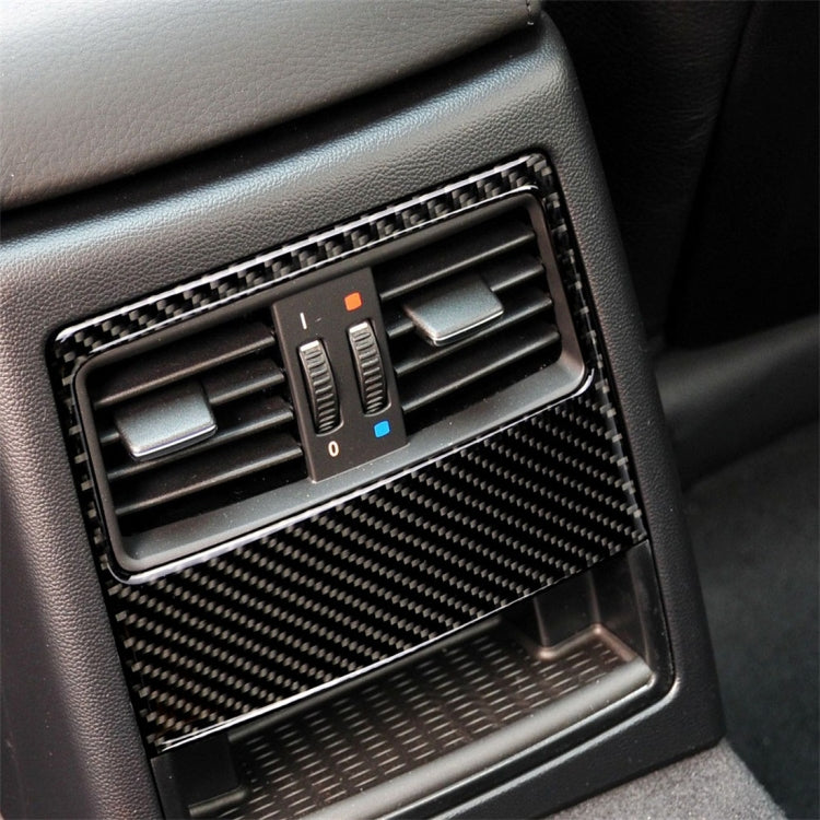 Carbon Fiber Car Rear Air Vent Decorative Sticker for BMW E90 / E92 2005-2012, Rear Air Vent with Hole, Rear Air Vent