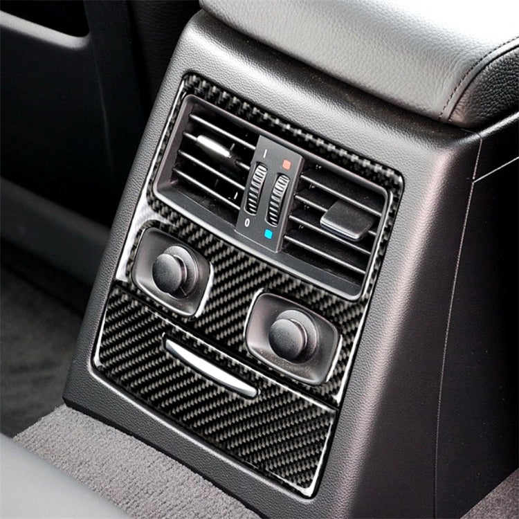 Carbon Fiber Car Rear Air Vent Combination Decorative Sticker with Hole for BMW E90 / E92 2005-2012, Rear Air Vent Combination, Rear Air Vent Combination with Hole