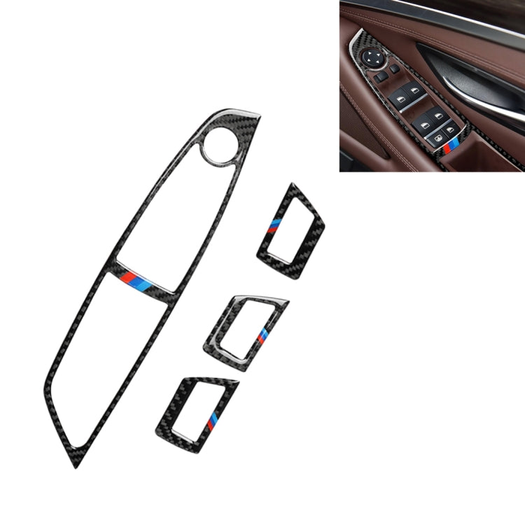 Carbon Fiber Car Right Driving Lifting Panel Decorative Sticker for BMW 5 Series F10 2011-2018, Right Driving Lifting Pane(Three Color), Right Driving Lifting Pane