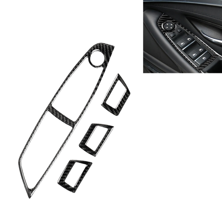 Carbon Fiber Car Right Driving Lifting Panel Decorative Sticker for BMW 5 Series F10 2011-2018, Right Driving Lifting Pane(Three Color), Right Driving Lifting Pane