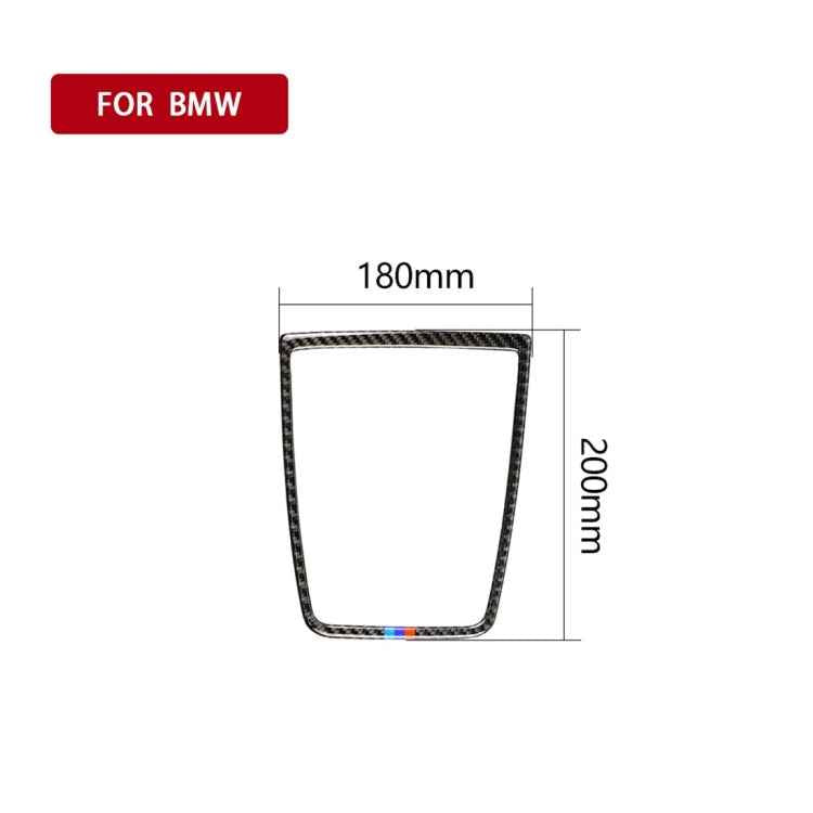 Carbon Fiber Car Instrument Big Horn Frame Decorative Sticker for BMW 5 Series GT F07 2010-2016