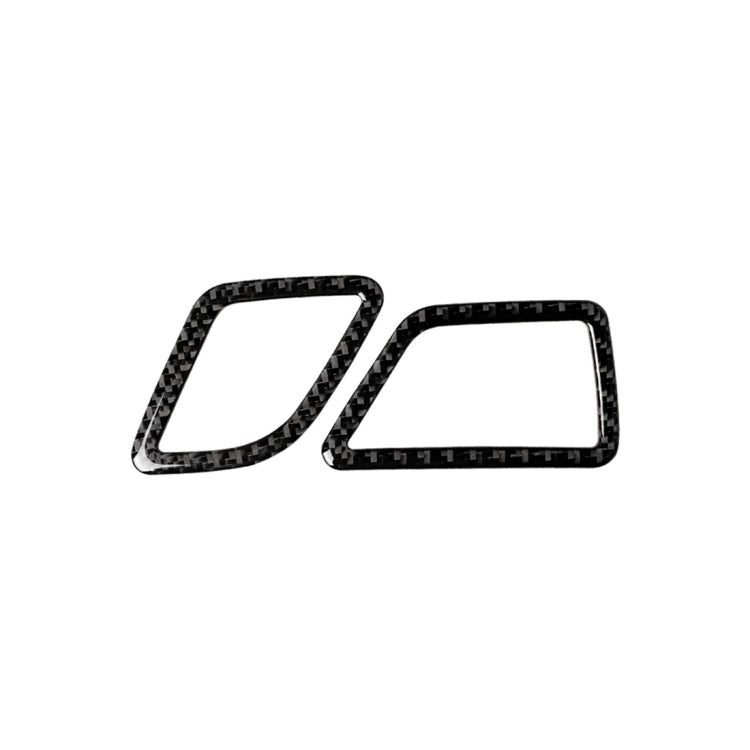 Carbon Fiber Car Instrument Air Outlet Decorative Sticker for BMW 5 Series F10 2011-2017,Sutible for Left Driving, Instrument Air Outlet