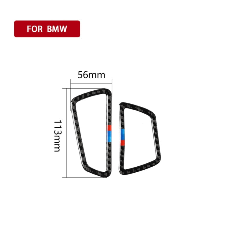 Carbon Fiber Car Instrument Air Outlet Decorative Sticker for BMW 5 Series F07 5GT 535i 2010-2016,Sutible for Left Driving, Instrument Air Outlet(Three Color), Instrument Air Outlet