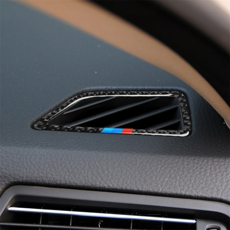 Carbon Fiber Car Instrument Air Outlet Decorative Sticker for BMW 5 Series F07 5GT 535i 2010-2016,Sutible for Left Driving, Instrument Air Outlet(Three Color), Instrument Air Outlet