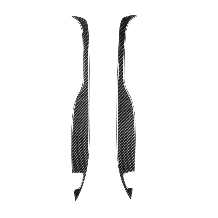 2 PCS Car Carbon Fiber Rear Armrest Decorative Sticker for Mazda RX8 2004-2008, Left and Right Drive Universal, Rear Armrest