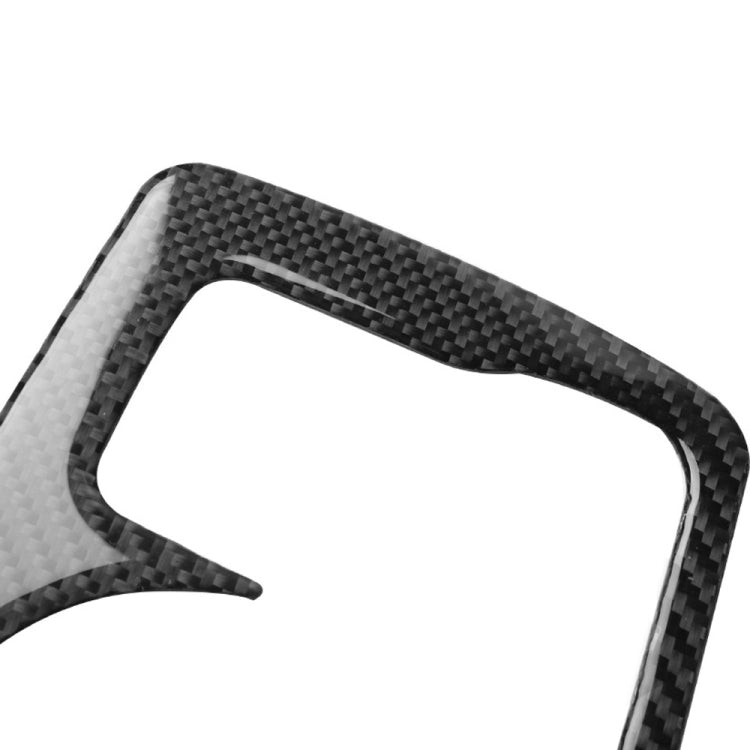 Car Carbon Fiber Central Control Heating Button Decorative Sticker for Nissan 370Z Z34 2009-, Left and Right Drive Universal, Central Control Heating Button