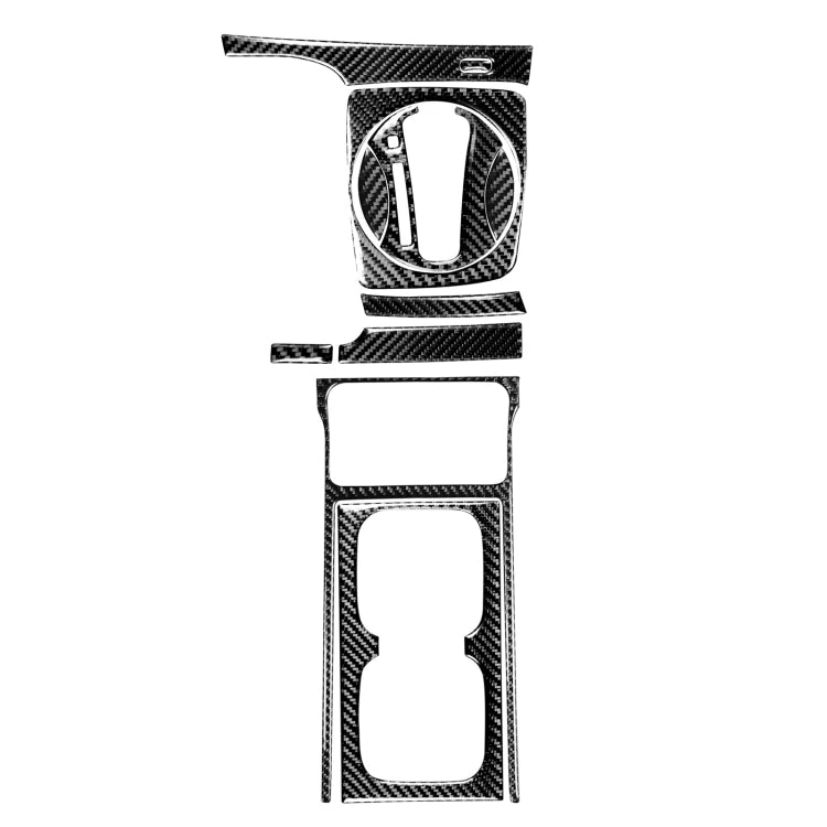 10 in 1 Car Carbon Fiber Automatic Gear + Water Cup Holder Decorative Sticker for Honda Civic 8th Generation 2006-2011, Left Drive, Automatic Gear + Water Cup Holder, Left Drive