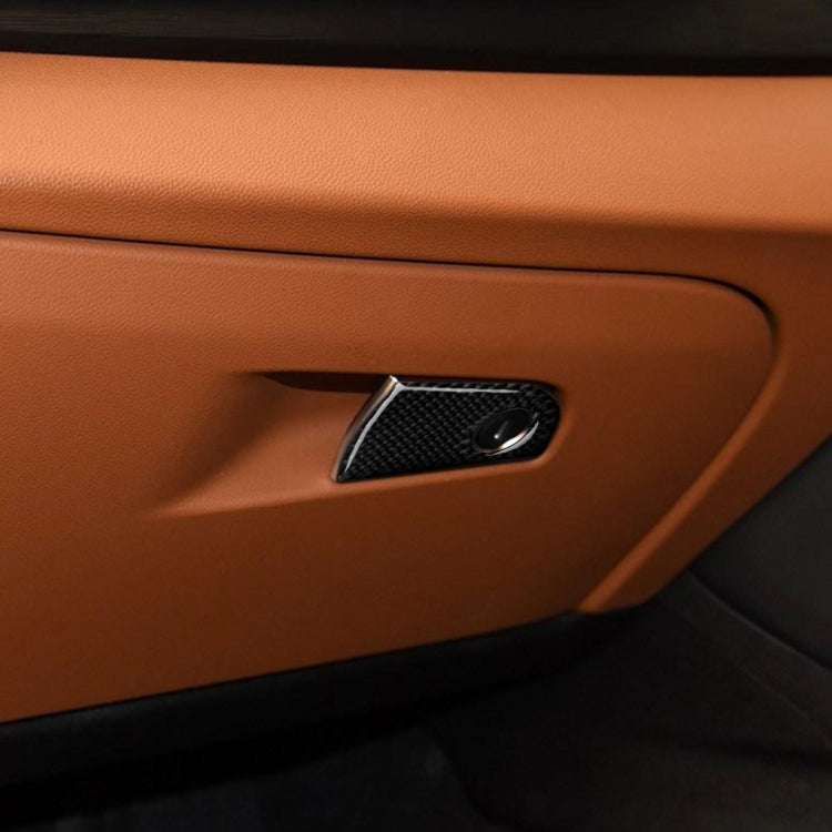 Car Carbon Fiber Passenger Seat Storage Decorative Sticker for Alfa Romeo Giulia 2017-2019, Right Drive, Passenger Seat Storage, Right Drive