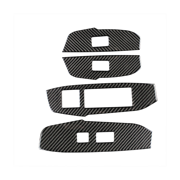 Car Carbon Fiber Window Glass Lift Decorative Sticker for Lexus NX200 / 200t / 300h 2014-2021, Right Drive, Window Glass Lift, Right Drive