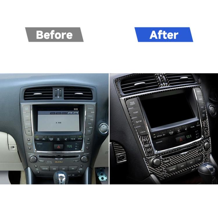Car Carbon Fiber Glove Box Switch Decorative Sticker for Lexus IS250 300 350C 2006-2012, Right Drive, Glove Box, Right Drive