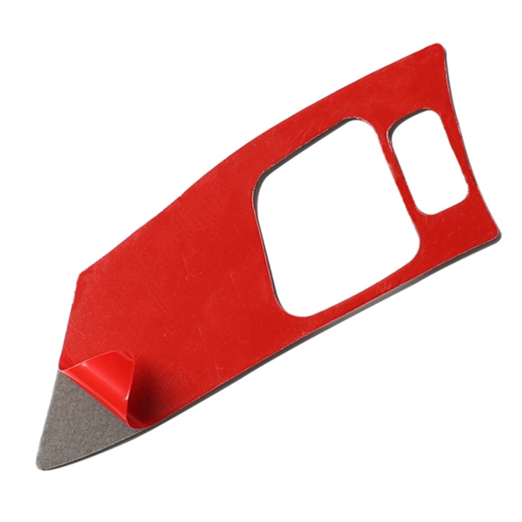 Car Carbon Fiber Steering Wheel Button B Decorative Sticker for Lexus IS250 300 350C 2006-2012, Left and Right Drive Universal, Steering Wheel Button B