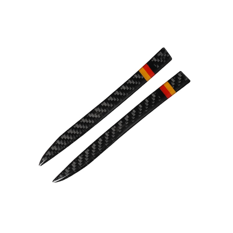 Car Carbon Fiber Rearview Mirror Anti-collision Strip for Audi A6 S6 C7 A7 S7 4G8 2012-2018, Left and Right Drive Universal, Rearview Mirror