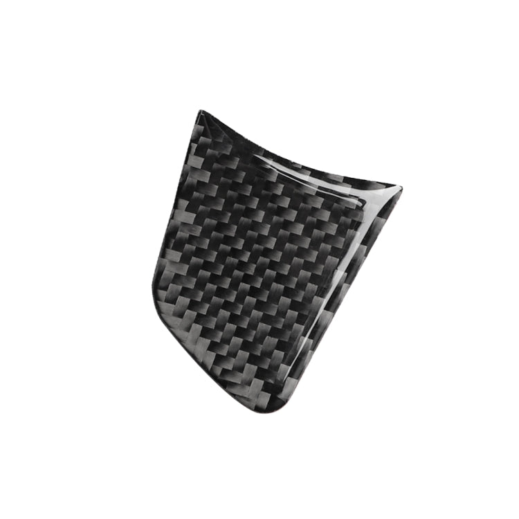 Car Carbon Fiber Steering Wheel Button Decorative Sticker for Audi A6 S6 C7 A7 S7 4G8 2012-2018, Left and Right Drive Universal, Steering Wheel Button