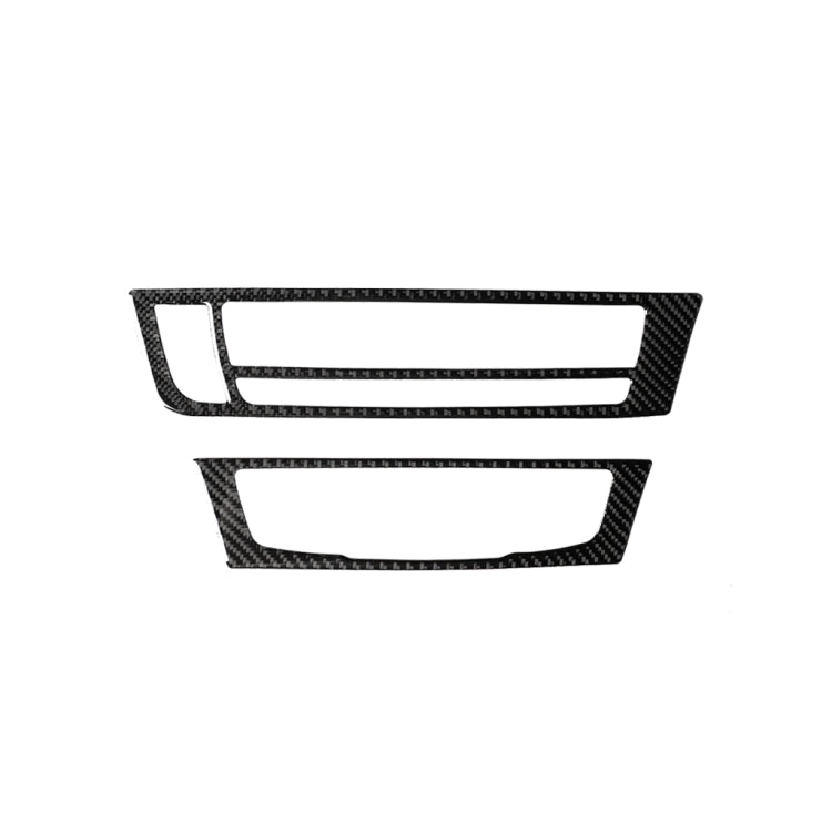 Car Carbon Fiber Air Conditioning CD Panel Decorative Sticker for Audi A6 S6 C7 A7 S7 4G8 2012-2018, Left Drive, Air Conditioning CD Panel, Left Drive