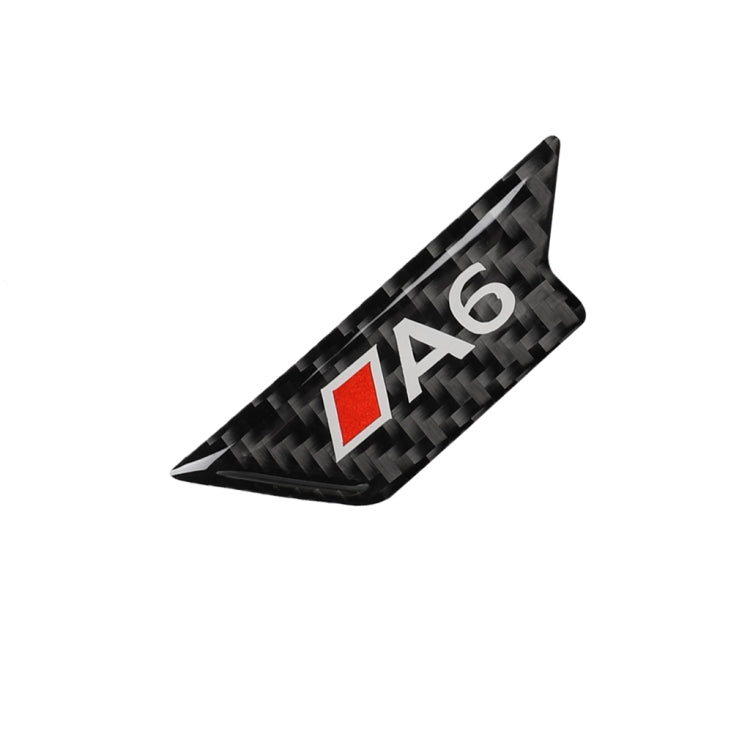 Car Carbon Fiber Door Bowl Anti-scratch Sticker for Audi A6 2005-2011, Left and Right Drive Universal, Door Bowl