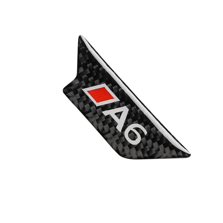 Car Carbon Fiber Door Bowl Anti-scratch Sticker for Audi A6 2005-2011, Left and Right Drive Universal, Door Bowl