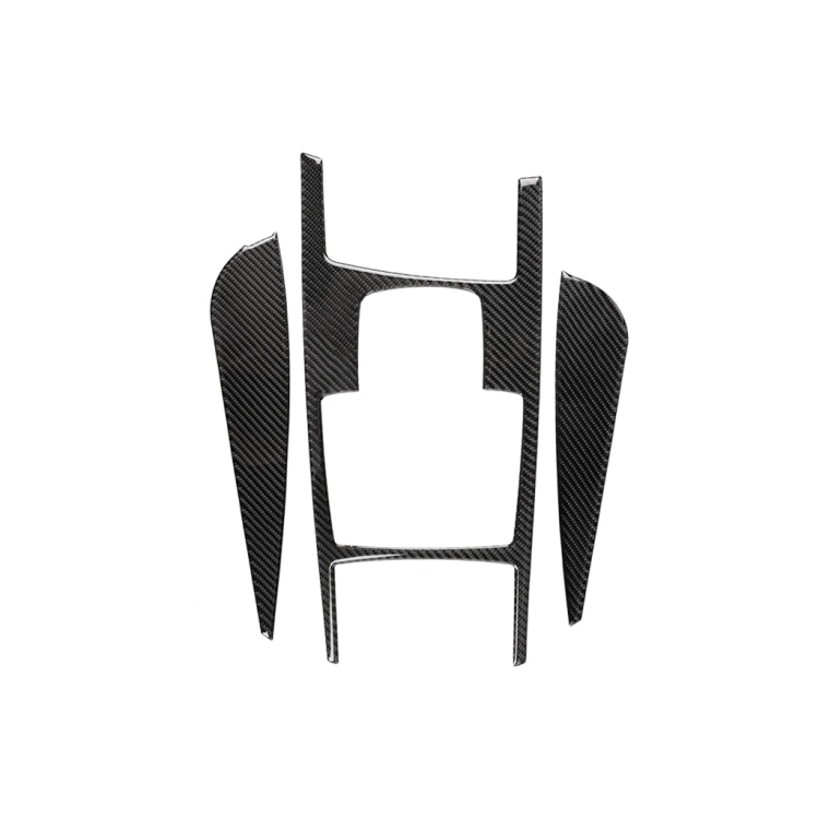 Car Carbon Fiber Gear Shift Position + Side Panel Decorative Sticker for Audi A6 2005-2011, Left Drive, High Configuration, Gear Shift Position Left Drive, High Configuration