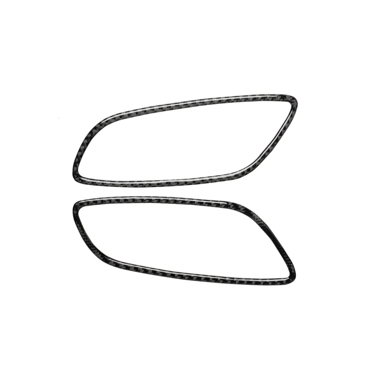 Car Carbon Fiber Door Handle Frame Decorative Sticker for Audi TT 8n 8J MK123 TTRS 2008-2014, Left and Right Drive Universal, Door Handle Frame