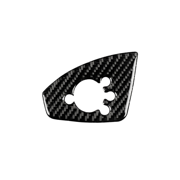 Car Carbon Fiber Door Button Decorative Sticker for Audi TT 8n 8J MK123 TTRS 2008-2014, Right Drive, B Style, Door Button, Right Drive B