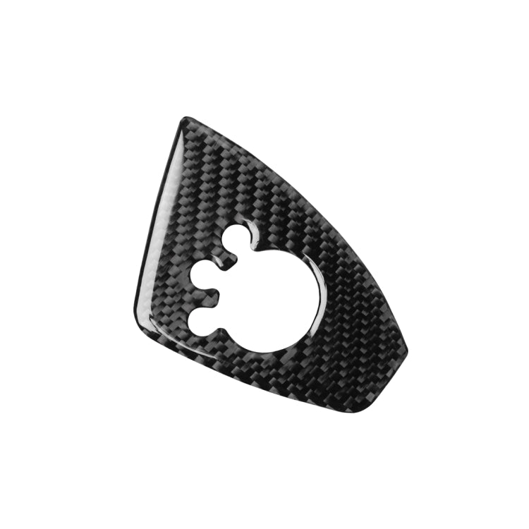 Car Carbon Fiber Door Button Decorative Sticker for Audi TT 8n 8J MK123 TTRS 2008-2014, Left Drive, A Style, Door Button, Left Drive A