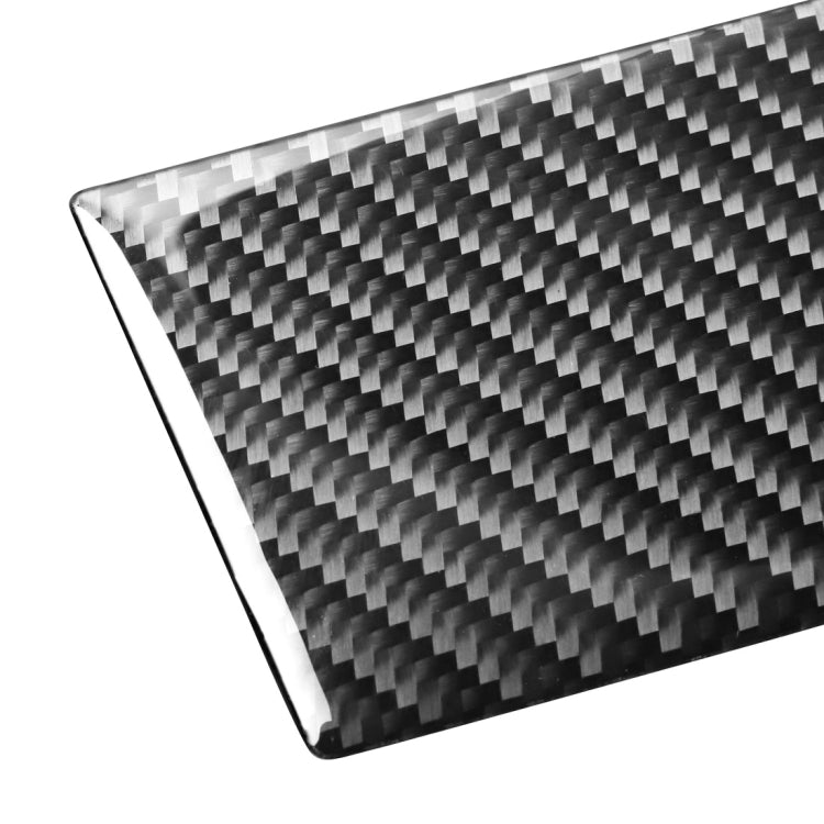 4 PCS Car Carbon Fiber Window Lifting Panel Decorative Stickers for Volvo V60 2010-2017 / S60 2010-2018, Left and Right Drive Universal, Window Lifting Panel