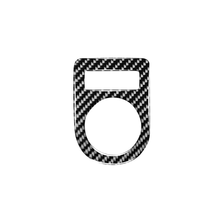 Car Carbon Fiber Gearshift Knob Decorative Stickers for Jaguar F-PACE X761 XE X760 XF X260 XJ 2016-2020, Left and Right Drive Universal, Gearshift Knob