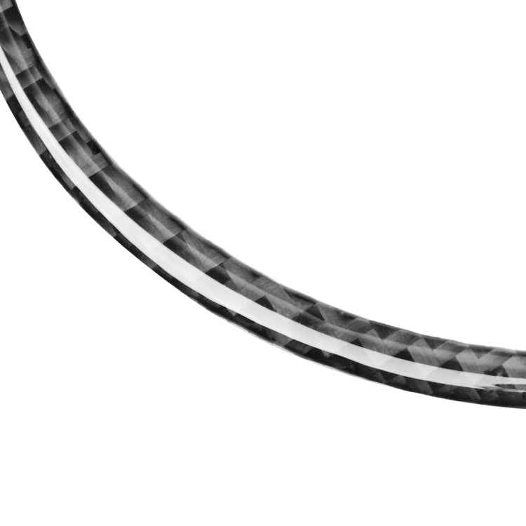 Car Carbon Fiber Steering Wheel Logo Decorative Stickers for Jaguar F-PACE X761 XE X760 XF X260 XJ 2016-2020, Left and Right Drive Universal