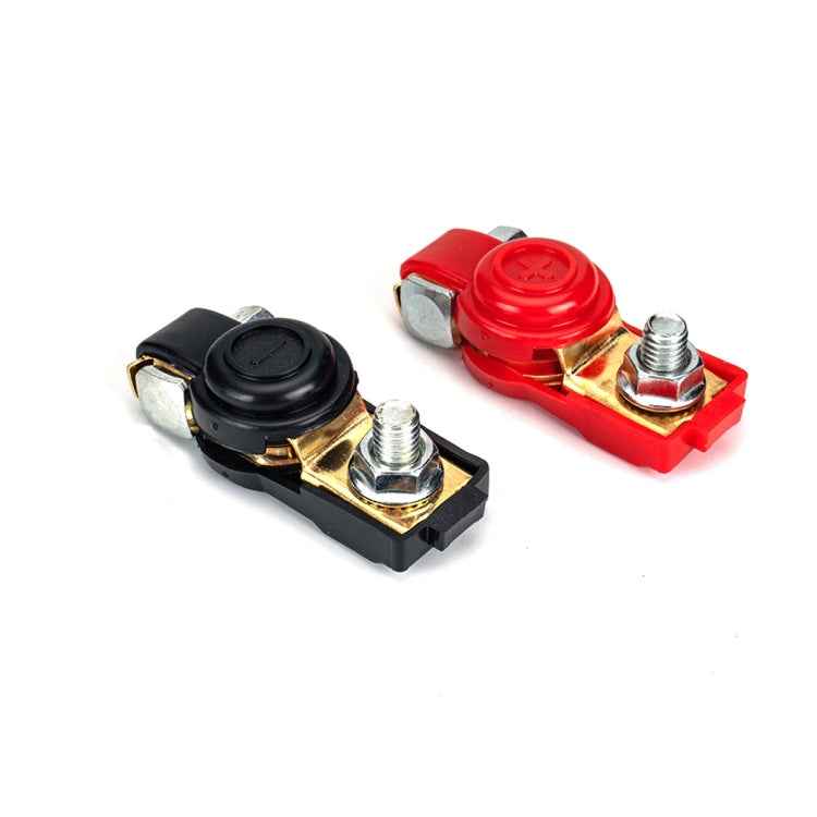 1 Pair Car Battery Cable Terminal Clamps Connectors Battery Clip Wiring with Protective Cleaning