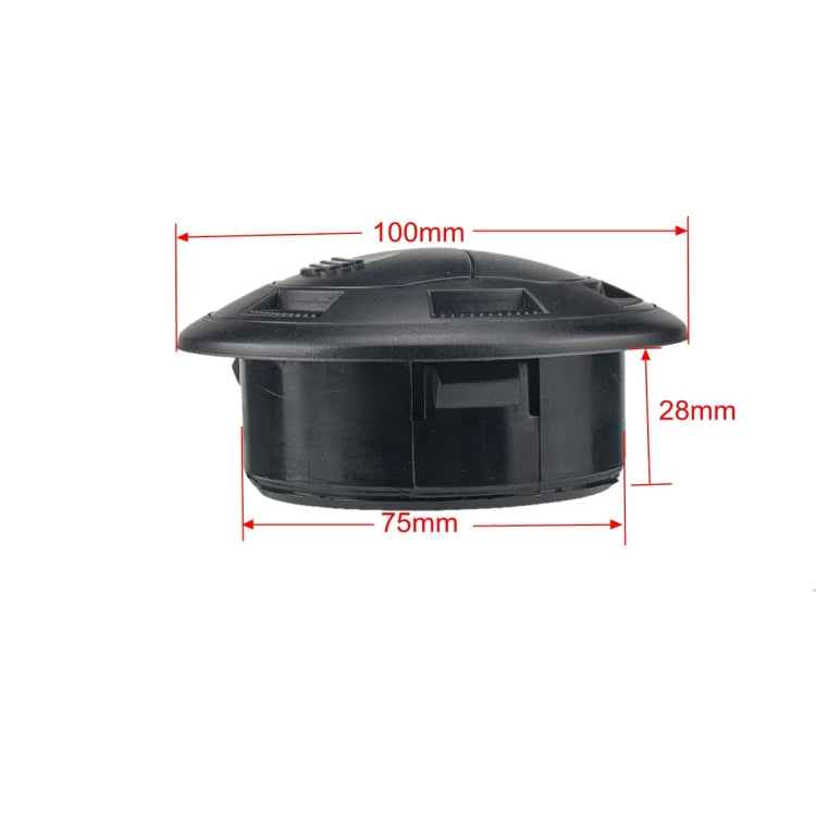 Universal AC Air Outlet Vent with Grid or RV Bus Boat Yacht Auto Air Conditioner Vent Replacement Parts Car Accessories, Size: 100 x 75mm
